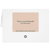 Flowers on the Windowsill by Carl Larsson (Back Horizontal)