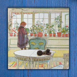 Flowers on the Windowsill Carl Larsson Swedish Jigsaw Puzzle