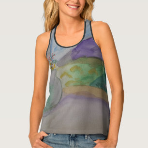 Flowers On The Windowsill Women's Tank Top