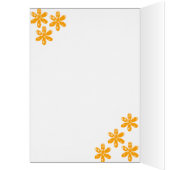 Flowers orange cards (Inside (Left))