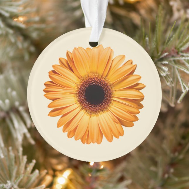 Flowers | Orange Gerbera Ornament (Tree)
