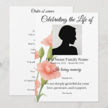 Flowers order of service