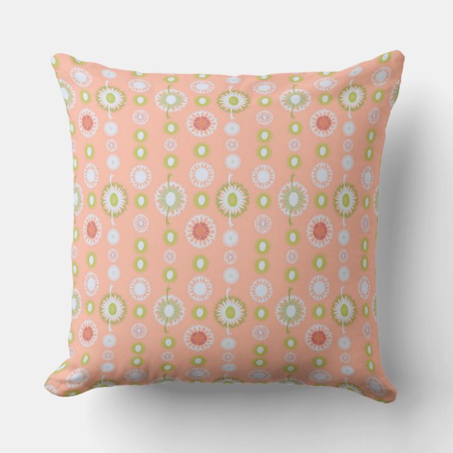 Flowers Outdoor Pillow (Front)