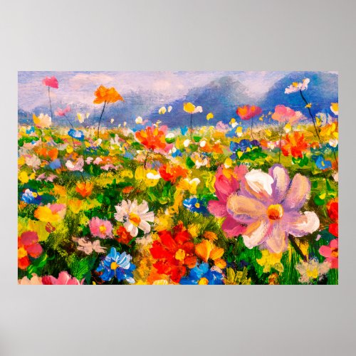 Flowers paintings monet painting claude impression poster