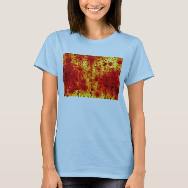 Flowers paintings T-shirt (Front)