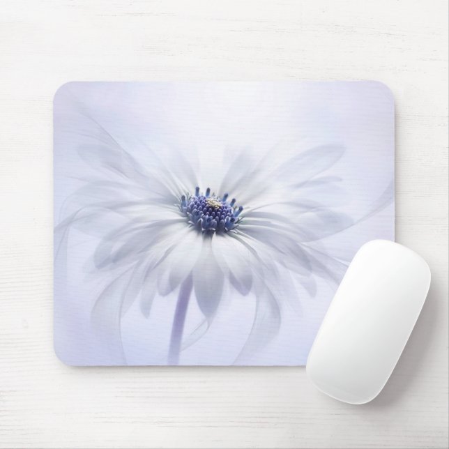 Flowers | Pale Purple Flower Mouse Pad (With Mouse)