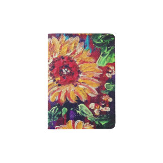 Flowers Passport Holder