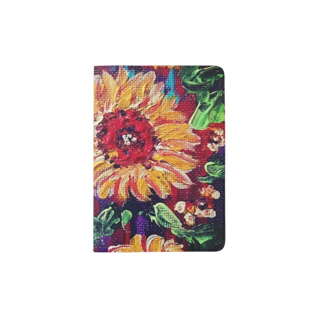 Flowers Passport Holder (Front)