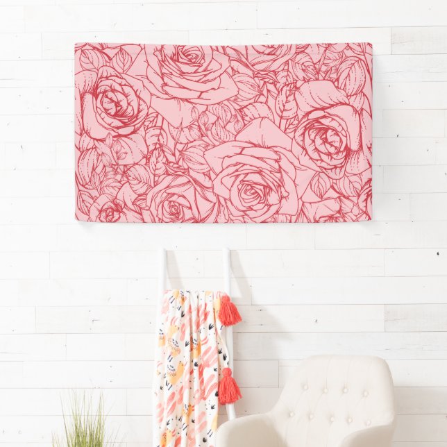 Flowers Pattern 14 Banner (Insitu)