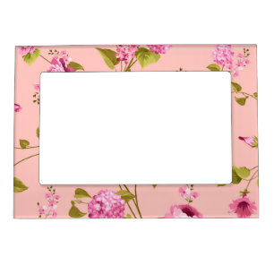 Flowers Pattern 17 Magnetic Frame