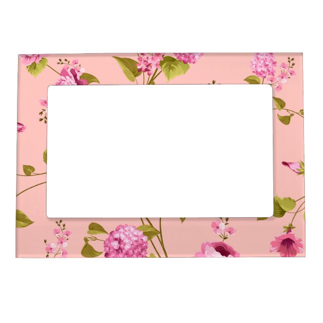 Flowers Pattern 17 Magnetic Frame (Front)