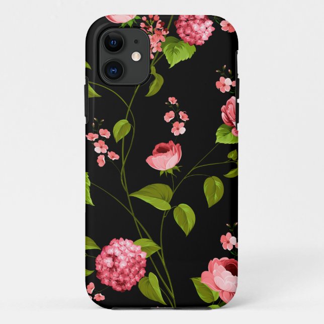 Flowers Pattern 18 Case-Mate iPhone Case (Back)