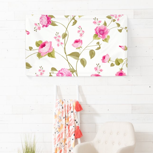 Flowers Pattern 19 Banner (Insitu)