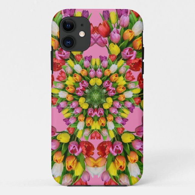 Flowers Pattern Design for iPhone / iPad case (Back)