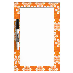 Flowers Pattern Dry Erase Board