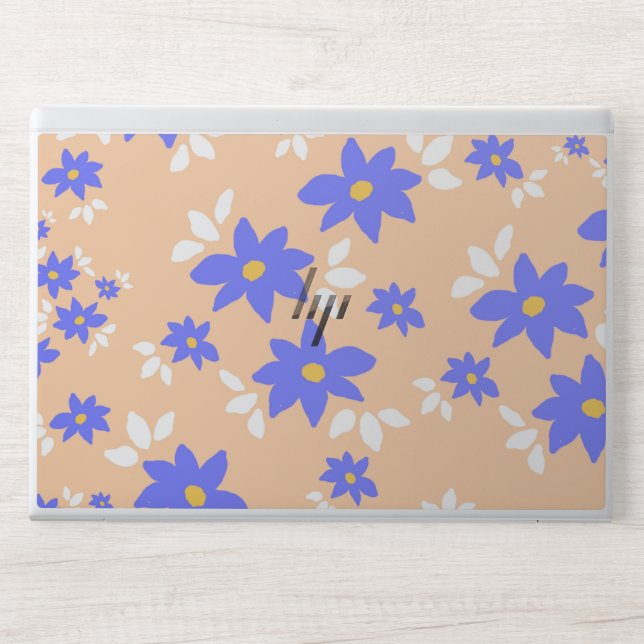 Flowers Pattern Floral HP Laptop Skin (Front)