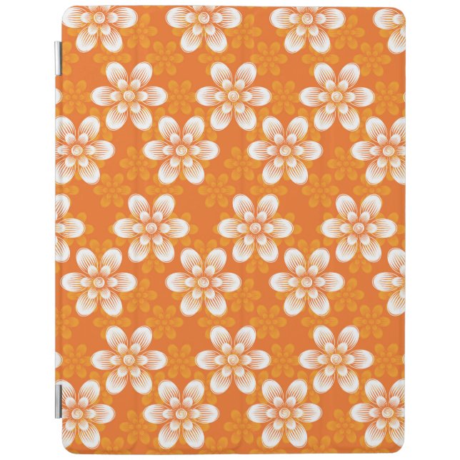 Flowers Pattern iPad Smart Cover (Front)