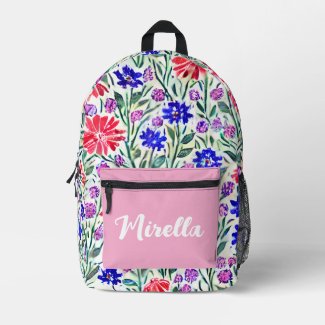 Want a backpack that shows off your style? Choose flowers and add your name. Shop now for a unique, personalized look.