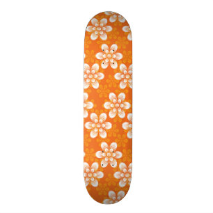 Flowers Pattern Skateboard