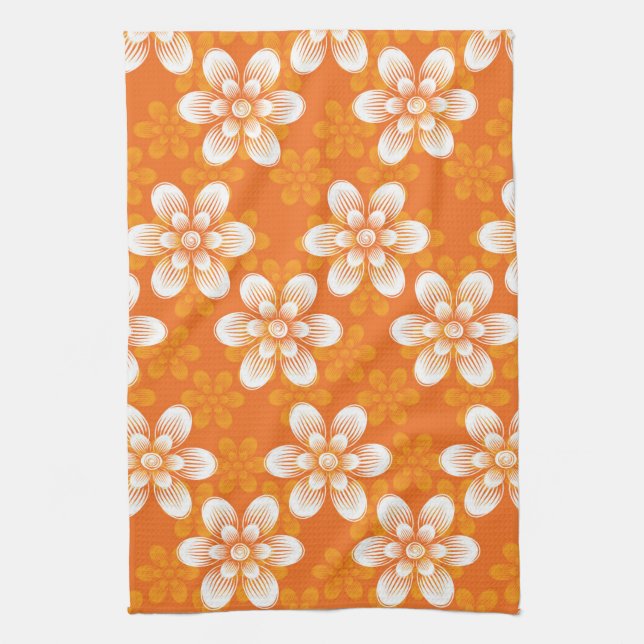 Flowers Pattern Towel (Vertical)