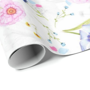 Flowers Pattern Wrapping Paper