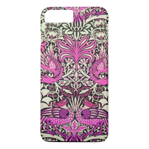 FLOWERSPEACOCKS AND DRAGONS iPhone 8 PLUS7 PLUS CASE