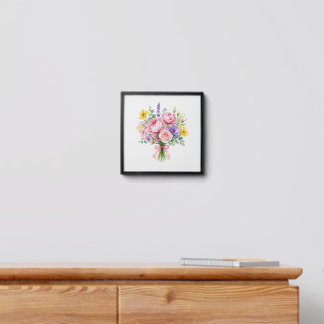 Flowers Peel And Stick Photo Tile