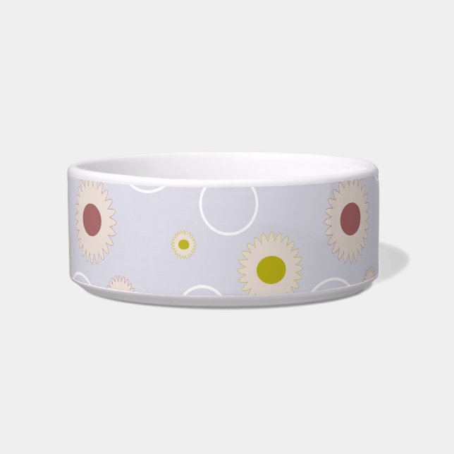 Flowers Pet Bowl (Front)