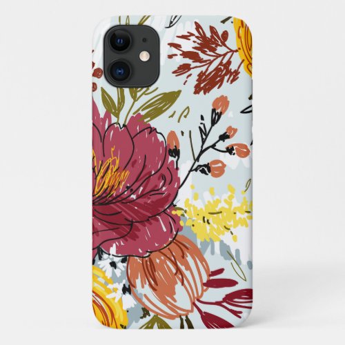 flowers phonecase  flowers  pattern  phonecase iPhone 11 case