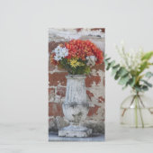 Flowers Photo Card (Standing Front)