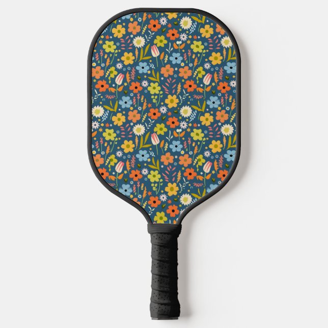 flowers pickleball paddle (Front)
