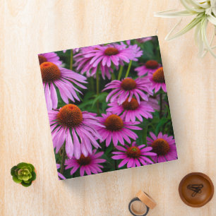 Flowers   Pink Coneflower Garden 3 Ring Binder
