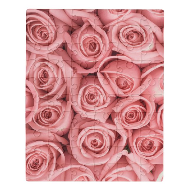Flowers | Pink Roses Jigsaw Puzzle (Puzzle Vertical)
