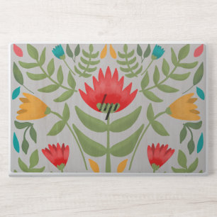 Flowers Plants Leaves Floral HP Laptop Skin