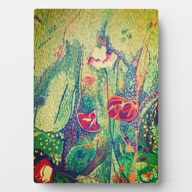 Flowers  plaque (Front)