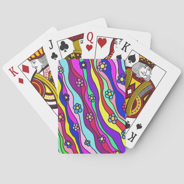 flowers Playing Cards (Back)