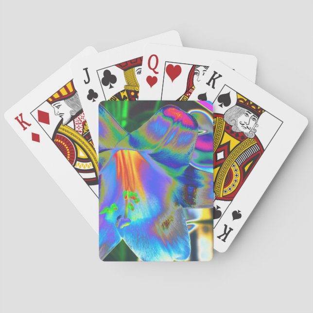 Flowers Poker Cards (Back)