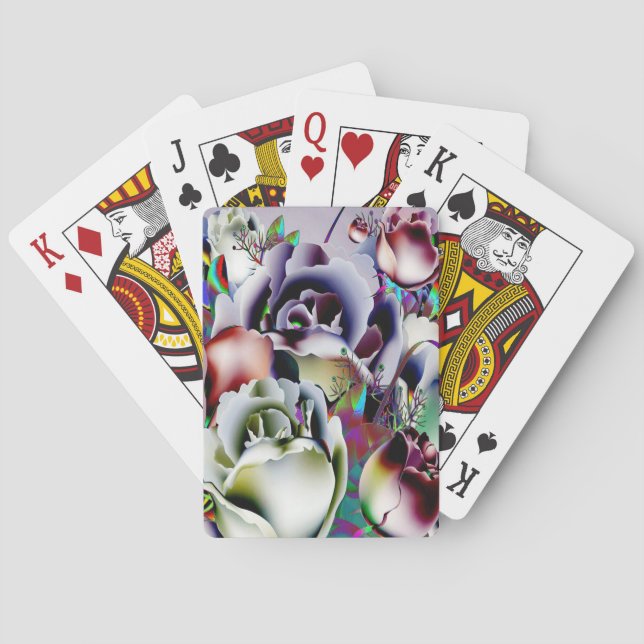 Flowers Poker Cards (Back)