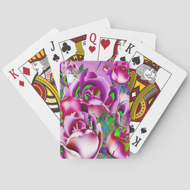 Flowers Poker Cards (Back)