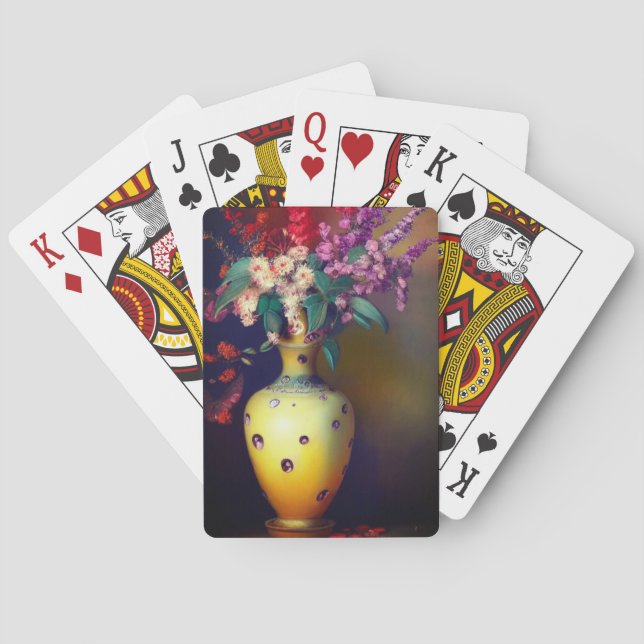 Flowers Poker Cards (Back)