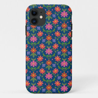 Flowers Polka Dots, Blue iPhone 5/5s Xtreme Case