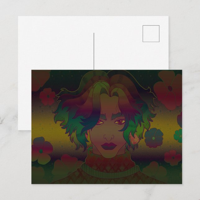 Flowers Postcard (Front/Back)