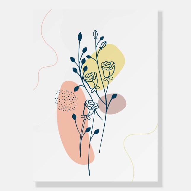   Flowers poster layout (Front)