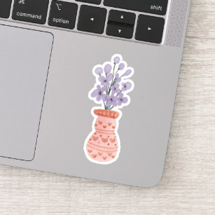 Flowers, Potted Flowers, Plants Sticker