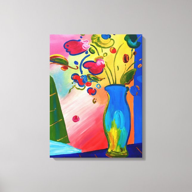 Flowers Premium Wrapped Canvas (Gloss) Print (Front)