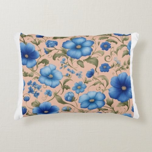 Flowers print pillow