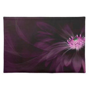 Flowers   Purple Daisy Cloth Placemat