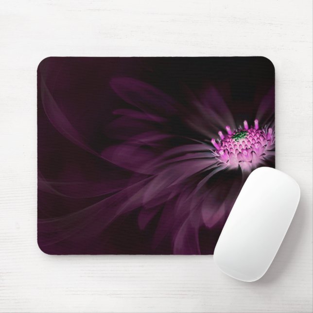 Flowers | Purple Daisy Mouse Pad (With Mouse)