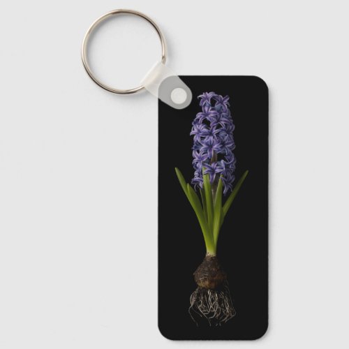 Flowers  Purple Hyacinth Bulb Keychain