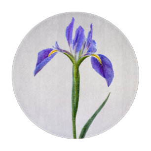 Flowers Purple Iris Flower Cutting Board